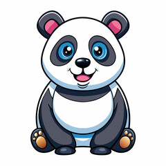 panda cartoon vector