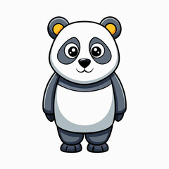 panda cartoon vector