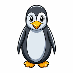 penguin on a white background