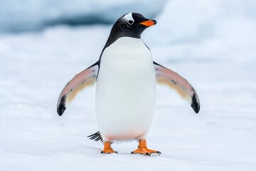 A group of lovely Antarctic penguins, with their round, plump bodies