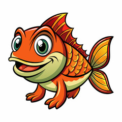 vector illustration of a snapper fish