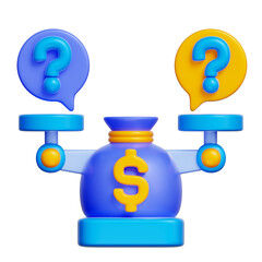 Financial Advice, Money Saving and Wealth Investment, 3d rendering.