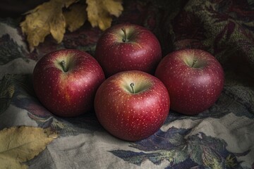 Envy Apple Harvest: Raw Red Organic Apples for Delicious Cider Making