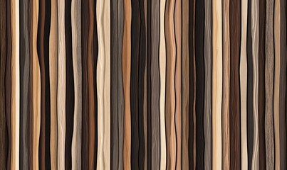 Obraz premium Wooden background, Light brown wooden panel wall seamless texture background