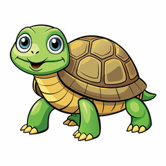 turtle cartoon vector
