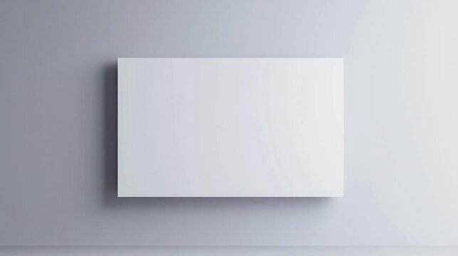 Blank white wall mockup in sunny modern empty gallery, 3d rendering. Clear big stand mock up in museum with contemporary art exhibitions. Large hall interior with wide banner exposition template.	