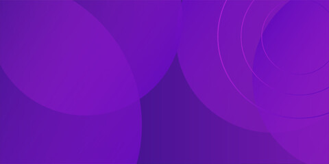 Obraz premium Minimal geometric background. Purple elements with fluid gradient. vector