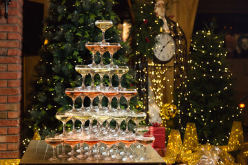 decorated christmas tree with lights