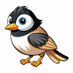 black capped chickadee bird 