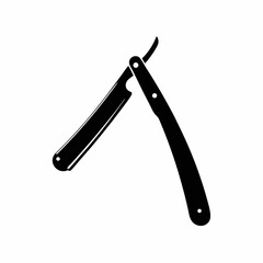 Straight Razor Vector Design