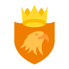 Royal Eagle Vector Design Icon Style