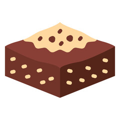 Brownie Vector Design Icon Style