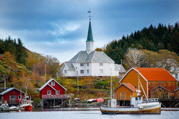 Moskenes Church in Lofoten - Norway