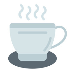 Hot Tea Vector Design Icon Style