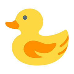 Rubber Duck Vector Design Icon Style