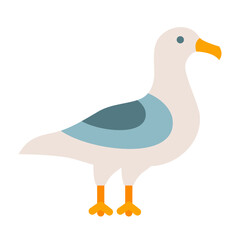 Seagull Vector Design Icon Style