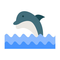 Whale Vector Design Icon Style