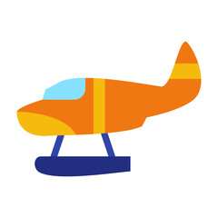 Seaplane Vector Design Icon Style