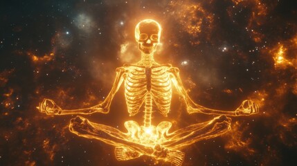 Glowing Skeleton Meditation