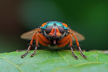 Fototapeta premium Housefly Banner