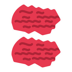 Ground meat Vector Design Icon Style