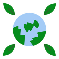 Environmental Impact Vector Design Icon Style