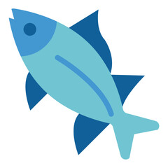 Tuna Vector Design Icon Style