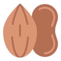 Nuts Vector Design Icon Style