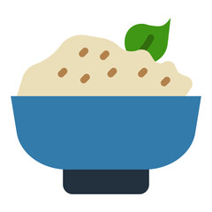 Cottage Cheese Vector Design Icon Style