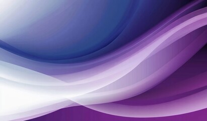 Abstract waves of blue purple and white create a flowing design