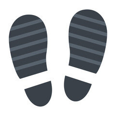 Footstep Vector Design Icon Style