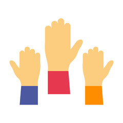 Obraz premium Citizen Participation Vector Design Icon Style