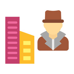 City Sleuths Vector Design Icon Style
