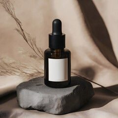 bottle of perfume Logo Mock up