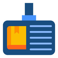 Library Card Vector Design Icon Style