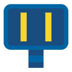 Parallel Parking Vector Design Icon Style