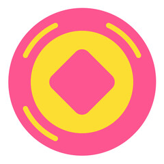 Frisbee Vector Design Icon Style