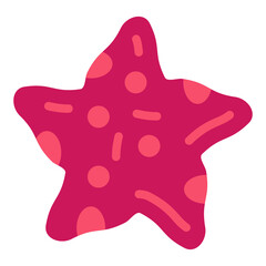 Star fish Vector Design Icon Style