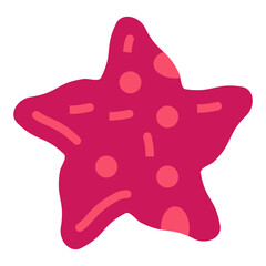 Starfish Vector Design Icon Style