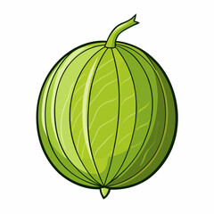 indian gooseberry isolated on white background