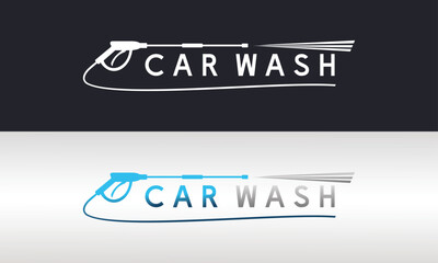 car wash logo design business