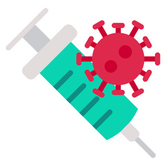 Vaccine Vector Design Icon Style