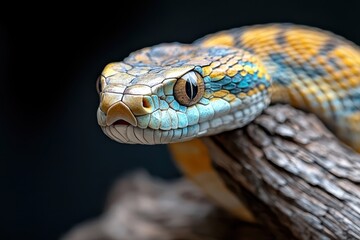 Fototapeta premium Close-up Snake Banner