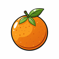 vector illustration of tangerine
