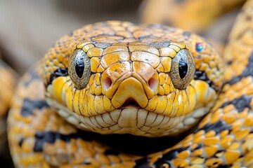 Fototapeta premium Close-up Snake Banner