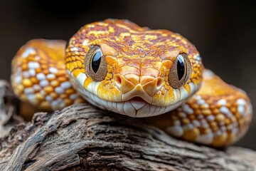 Fototapeta premium Close-up Snake Banner