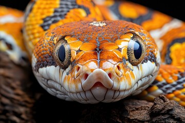 Fototapeta premium Close-up Snake Banner