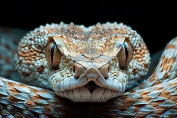 Fototapeta premium Close-up Snake Banner