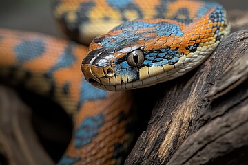 Obraz premium Close-up Snake Banner