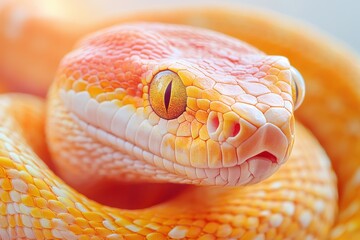 Fototapeta premium Close-up Snake Banner